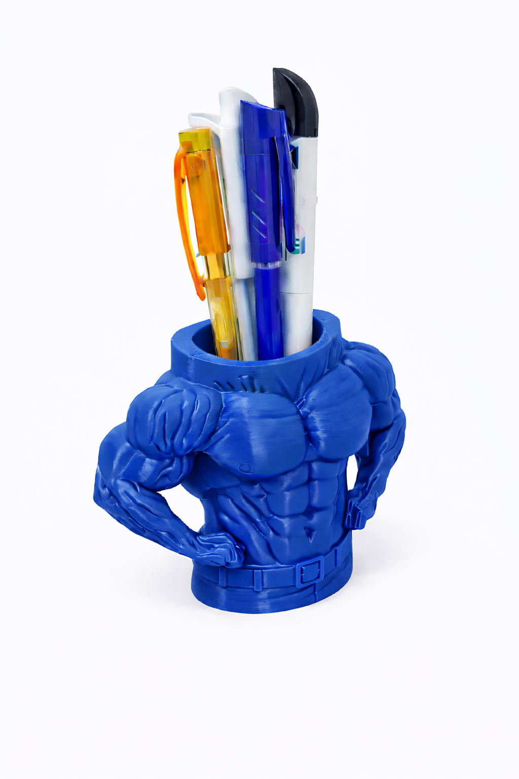 Body builder pen holder
