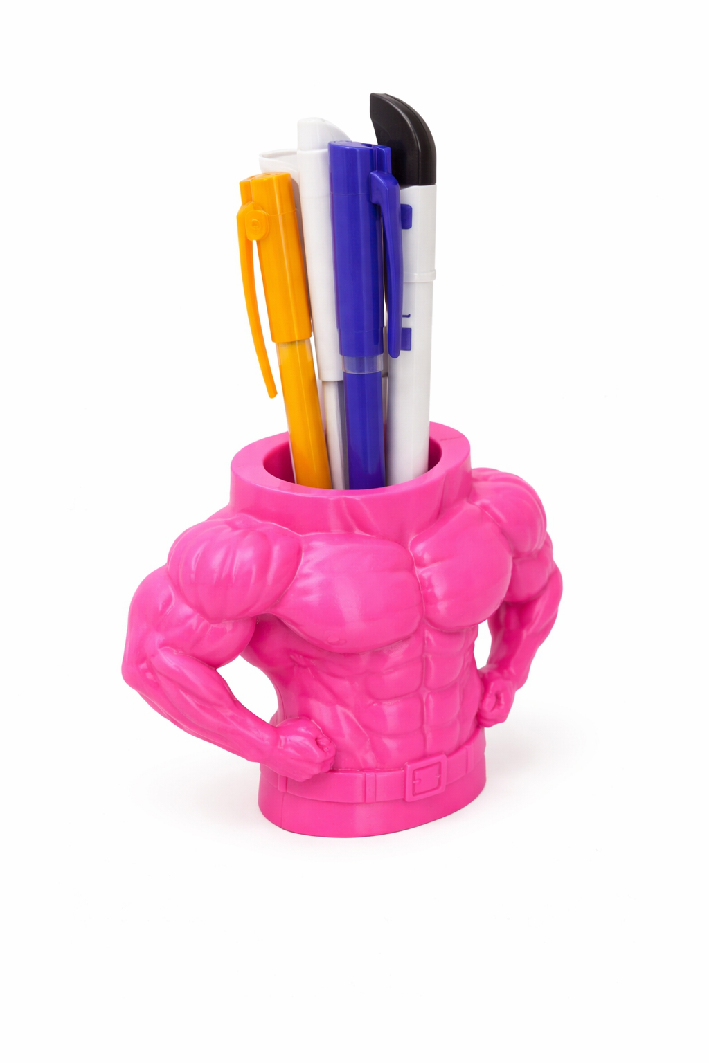 Body builder pen holder